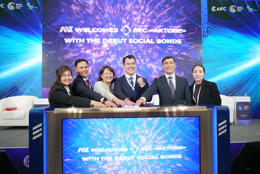 Social bonds of Social-Entrepreneurial Corporation “Aktobe” are listed on AIX